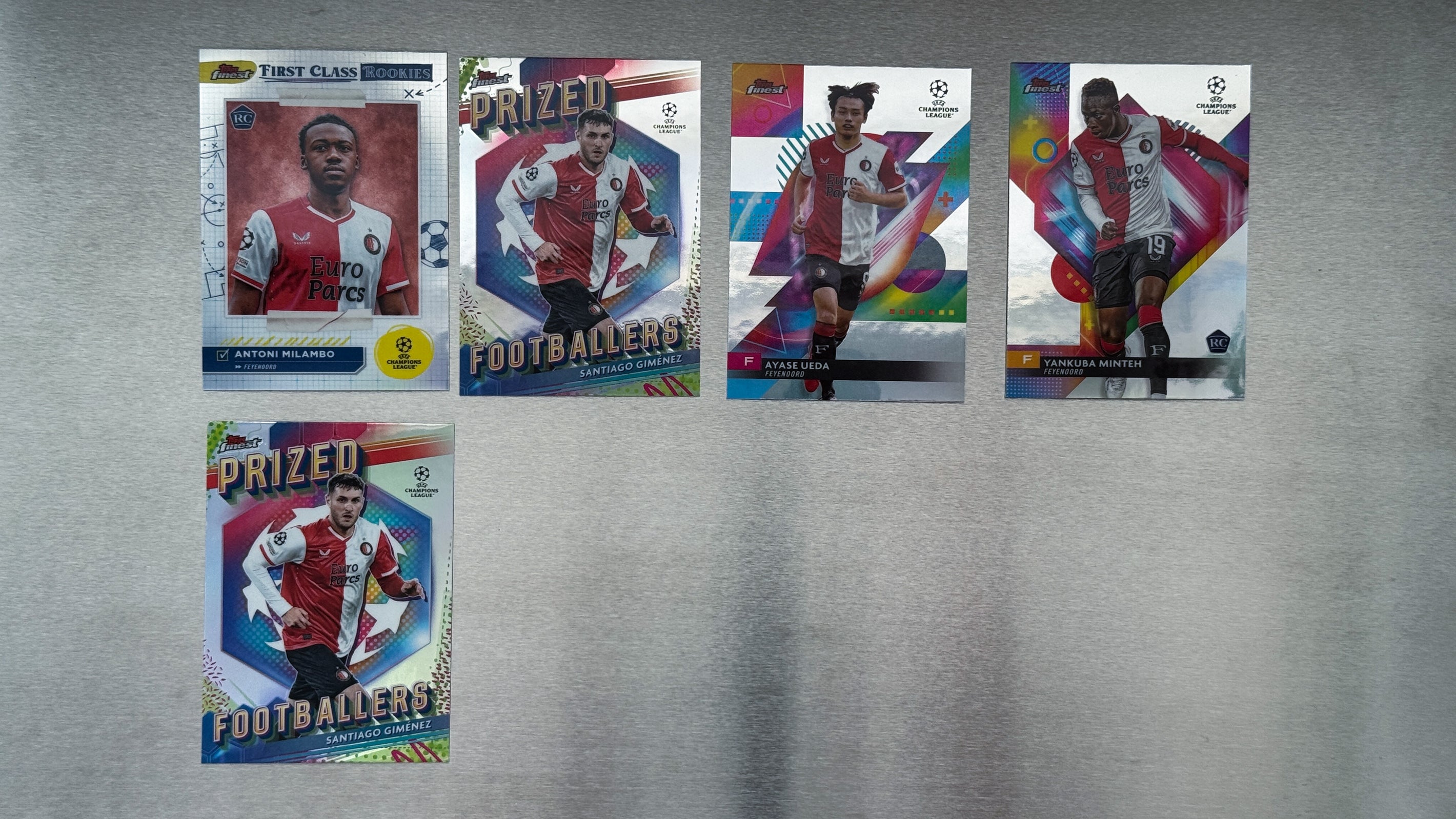 2023-24 Topps Finest UEFA Club Competitions - Feyenoord Team Card